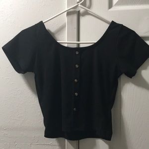 black camisole